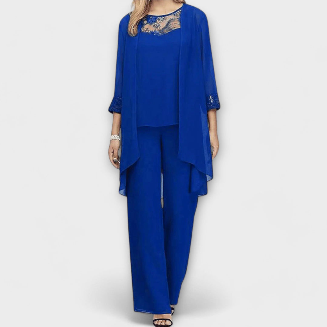 Set di 3 pezzi in maglia