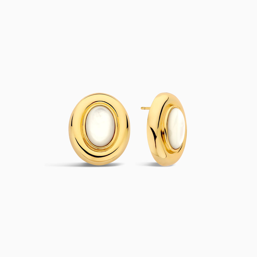 Ameliyana | Orecchini a Bottone in Oro 18k